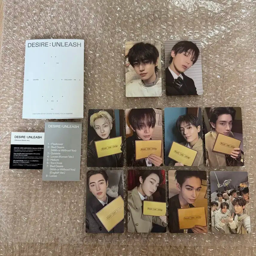 엔하이픈 디자이어 언리쉬 위버스 성훈 선우 앨범 포카 양도