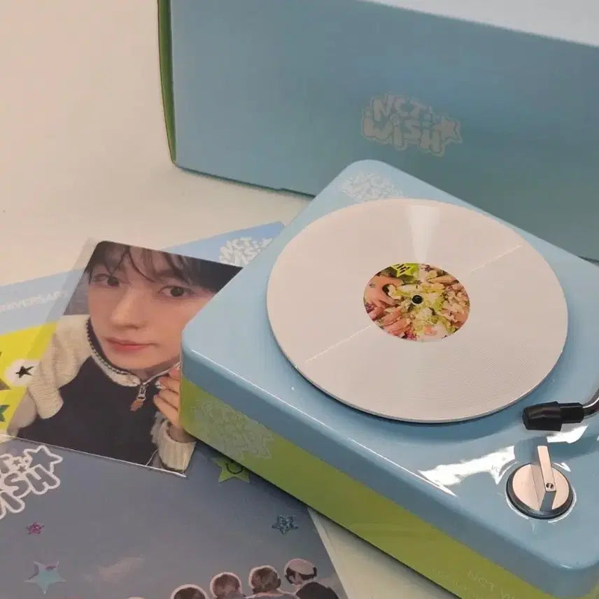 엔시티위시 턴테이블 블루투스 스피커