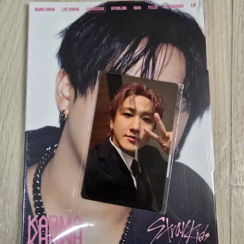 창빈:))스트레이키즈 카르마 팬즈샵 럭드 포카