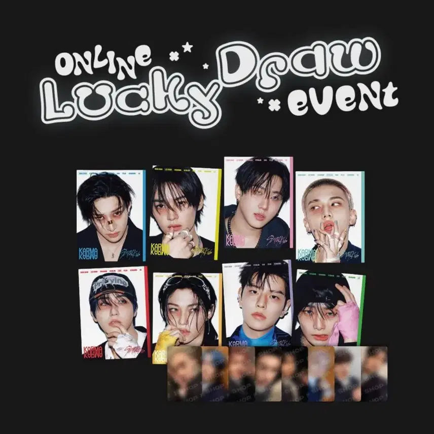 스키즈 KARMA아코디언 LUCKY DRAW 미개봉앨범+포카 /I.N