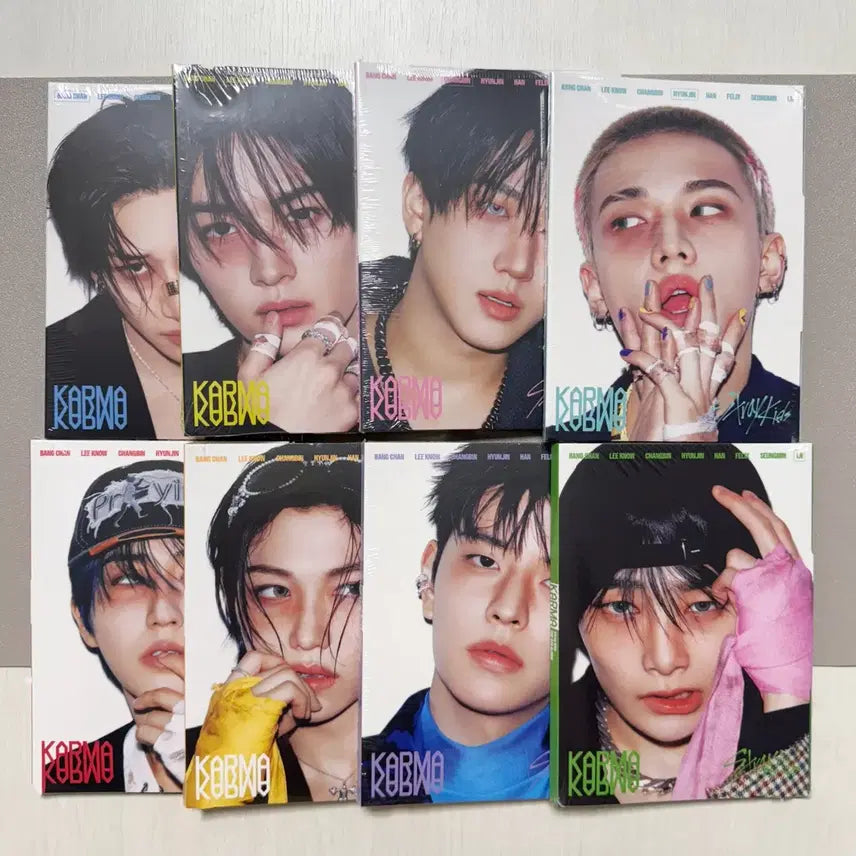 스키즈 KARMA아코디언 미개봉앨범 8종SET