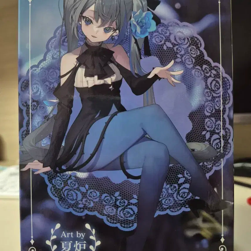 후류(FuRyu) 하츠네 미쿠 누들 스토퍼 피규어 - 푸른장미