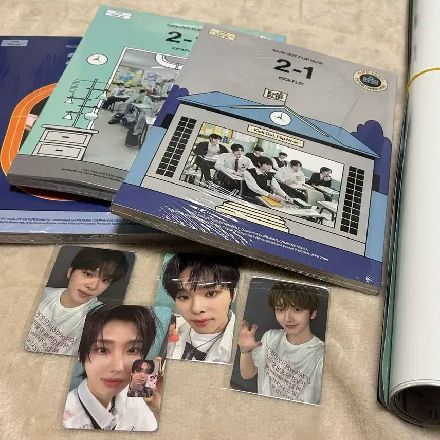 킥플립 freeze 미개봉 앨범 포스터 포토카드