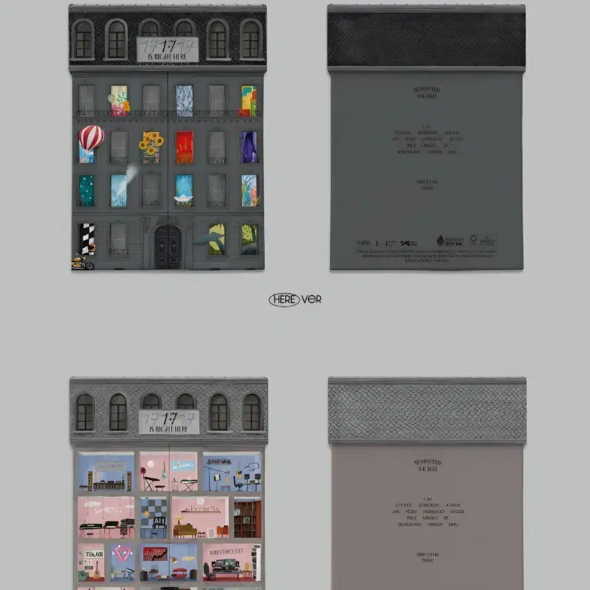 세븐틴 베스트 앨범 개봉앨범 17 is right 2버전 일괄