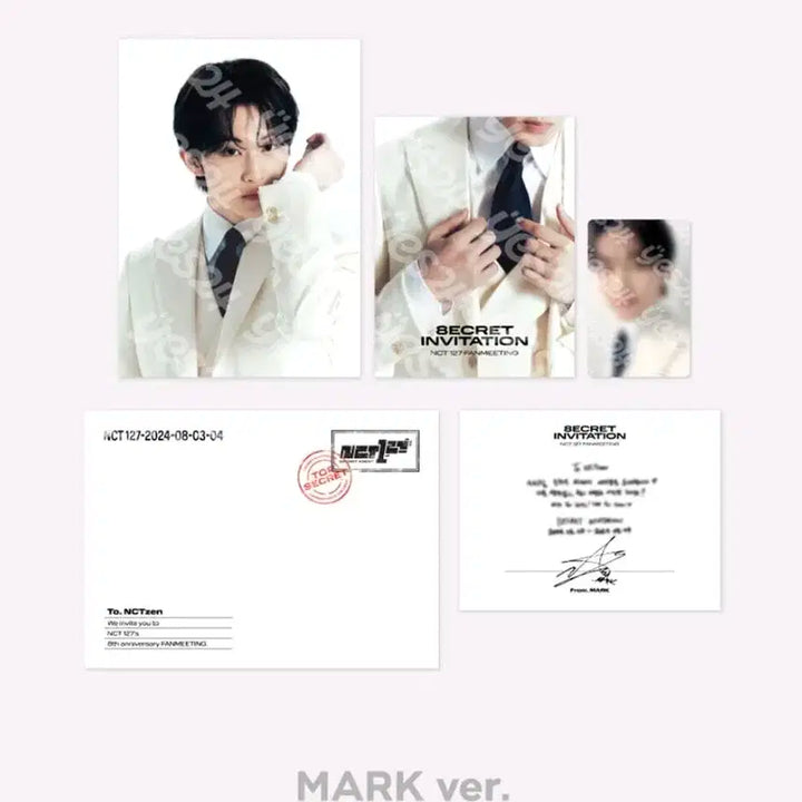 NCT127 엔시티 마크 8주년 팬미팅 초대장 판매 양도