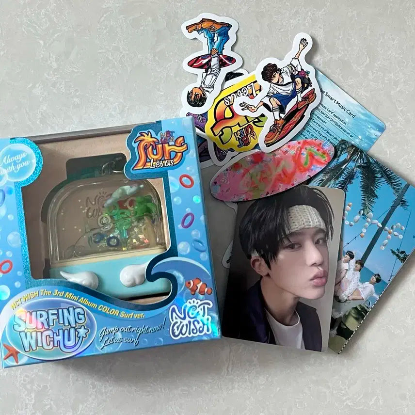 엔시티위시 서프 워터게임기 시온 풀세트