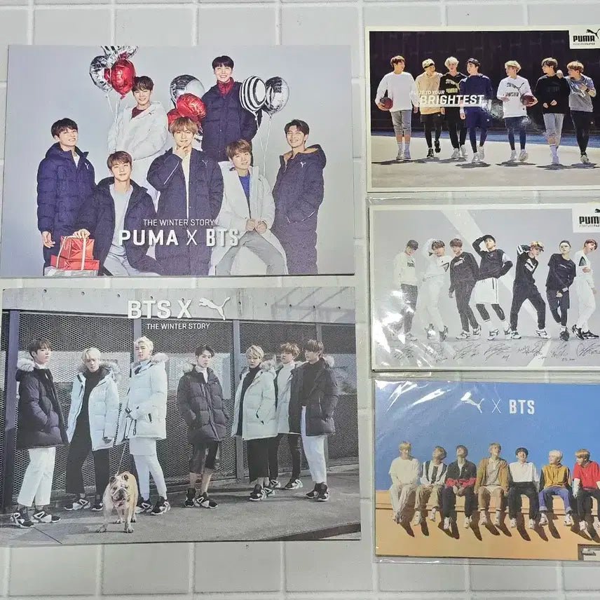 방탄소년단 푸마 포토세트 bts puma photo set