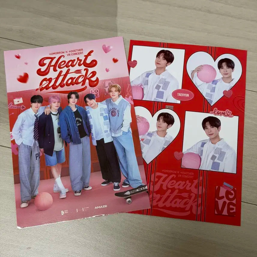 투바투 TXT VR콘 특전 엽서 네컷 태현