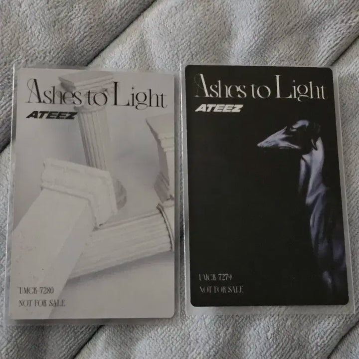 에이티즈 종호 ash 포토카드 2장