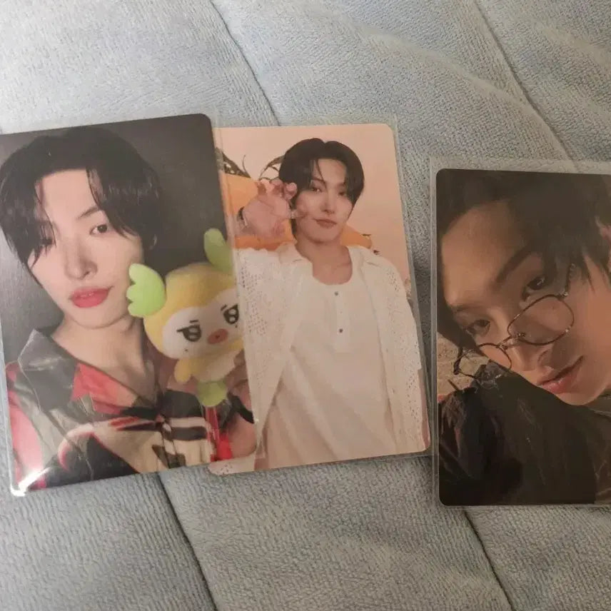 에이티즈 민기 포카 3장 세트