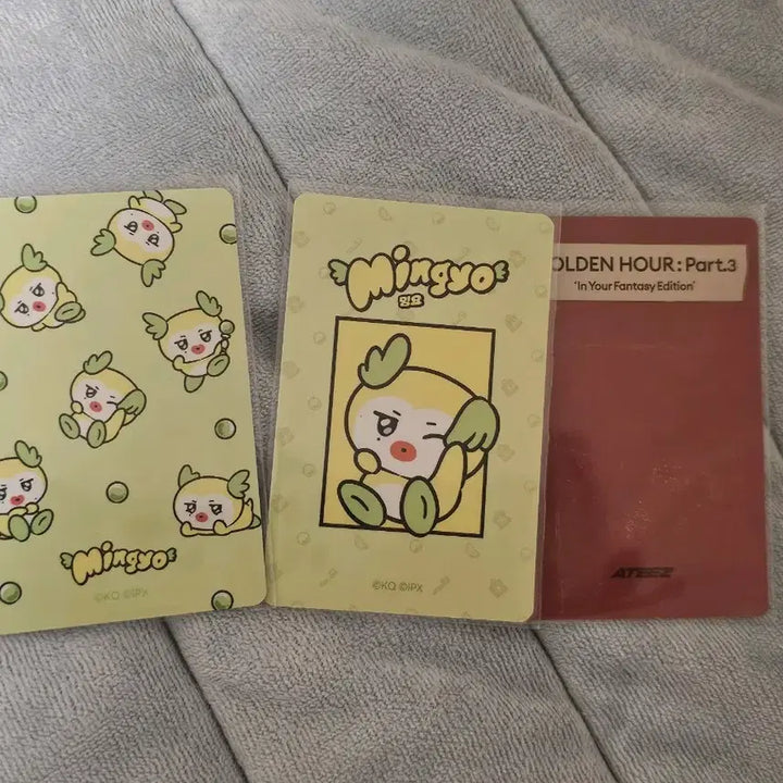 에이티즈 민기 포카 3장 세트