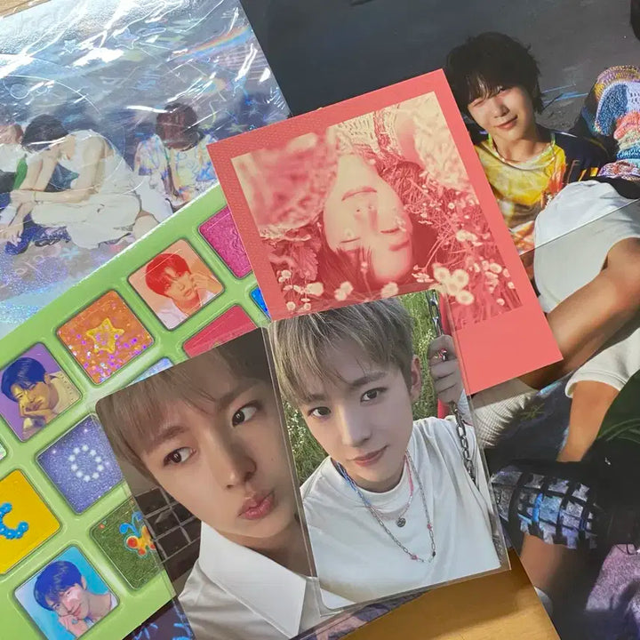 엔시티위시 유우시 리쿠 포카 컬러 개봉앨범 양도 초회한정반 베이비블루