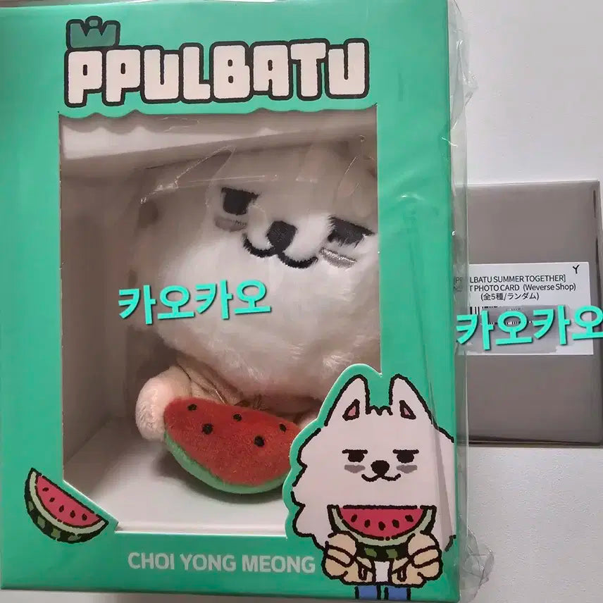 새상품,당일발송)투바투 일본 수박 뿔바투 키링- 용멍(수수료포함가)