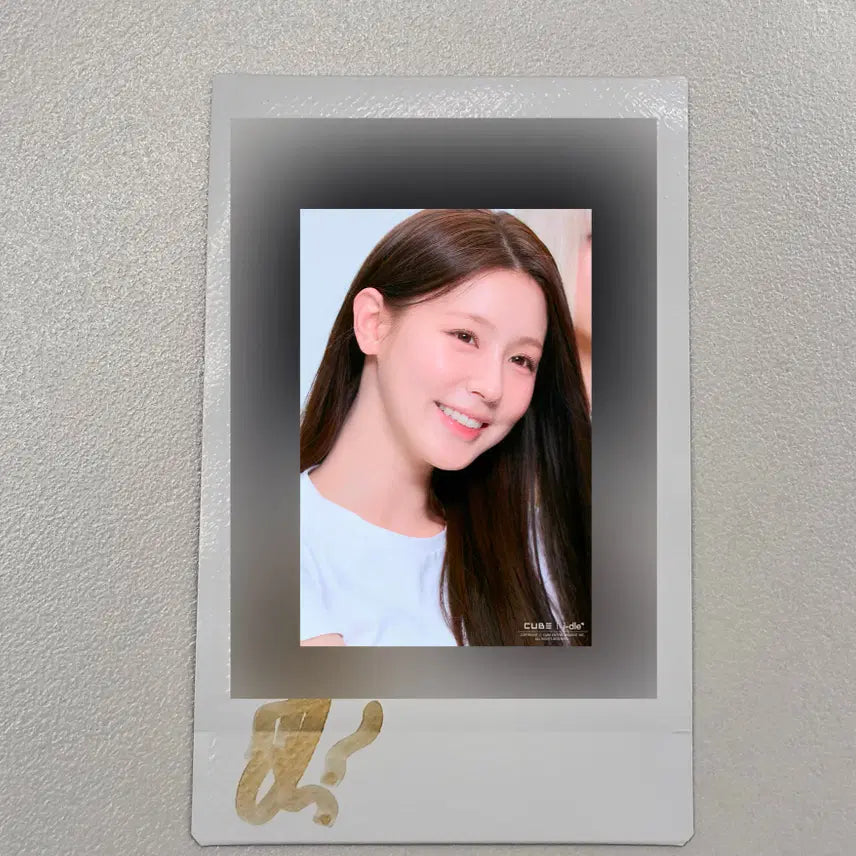 급처 가격내림)미연 아이들 We are 위버스 이벤트 당첨 싸인폴라로이드