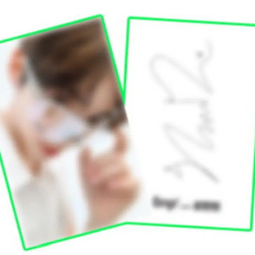 제로베이스원 제베원 성한빈 SNP 포토카드