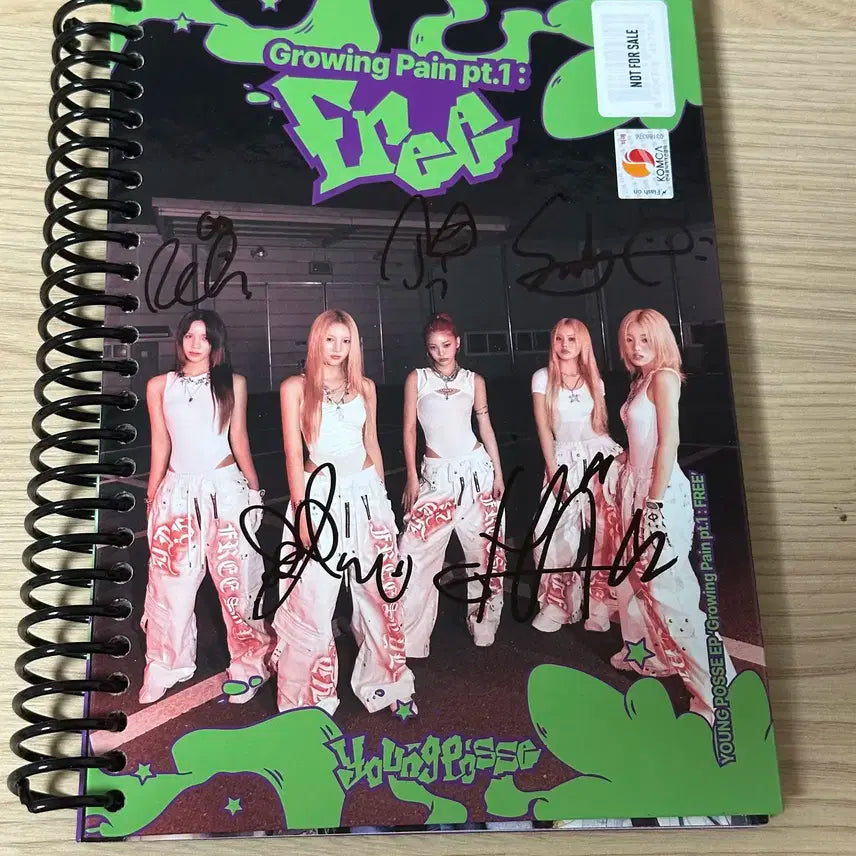 영파씨 YOUNG POSSE EP 4집 싸인 앨범