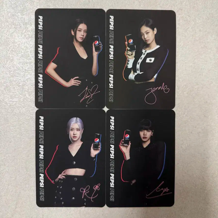 블랙핑크 펩시 포카