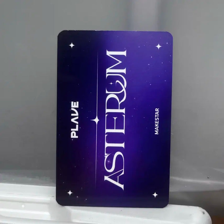 플레이브 은호 ASTERUM 메이크스타 포토카드