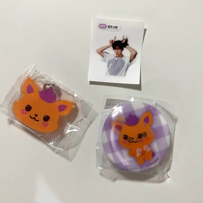 [당일발송] 엔시티 위시 시오닝 핀버튼, 거울 키링, 띠부실 일괄