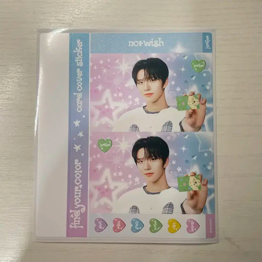 Nct wish 위시 재희 color 팝업 카드 스티커