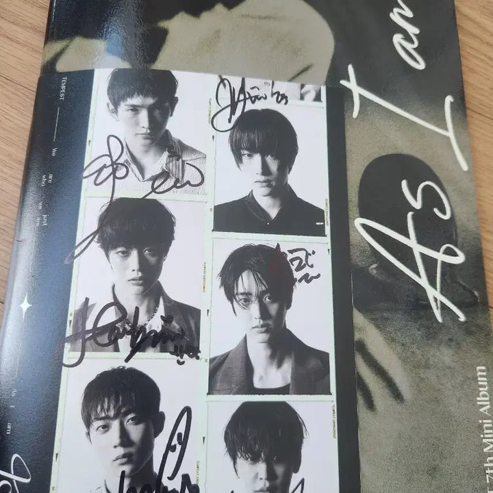 템페스트 친필 사인 앨범