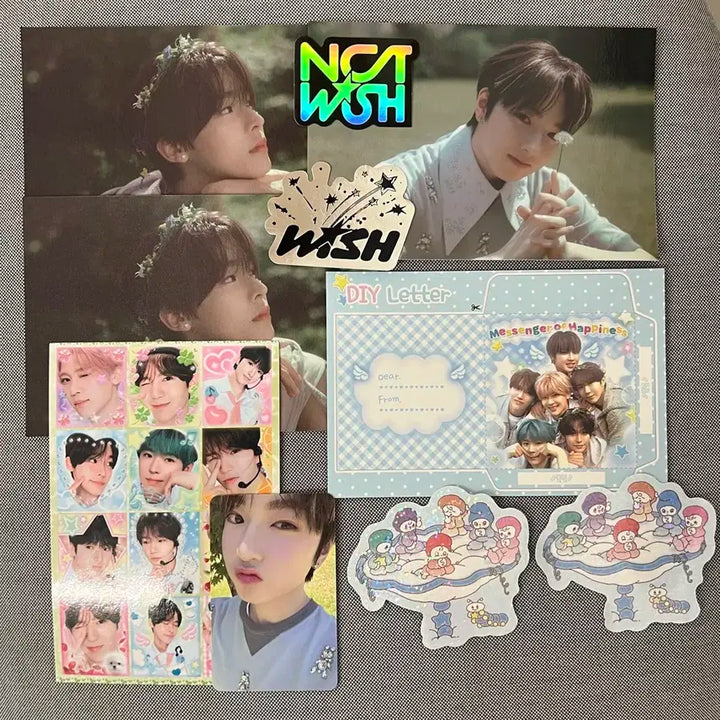 NCT WISH 엔시티 위시 엔위시 송버드 스테디 스티커 포카 굿즈