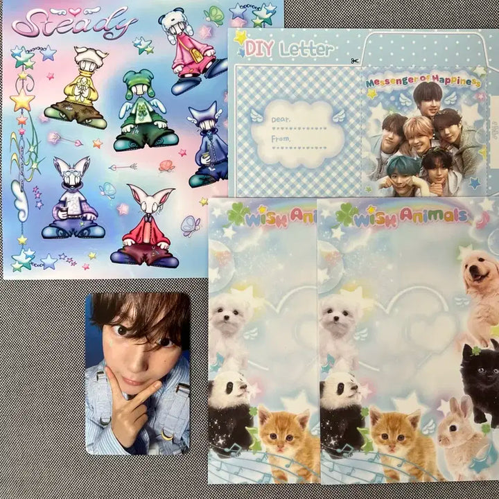 NCT WISH 엔시티 위시 엔위시 송버드 스테디 스티커 포카 굿즈