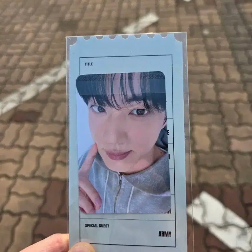 BTS JIN RUNSEOKJIN 런석진 인천 첫콘 아미존 포카