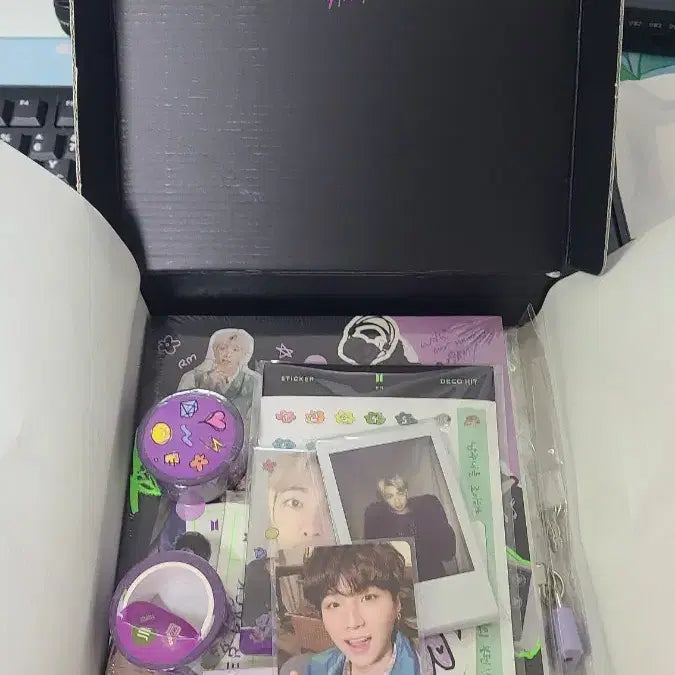 bts 희귀굿즈 방탄소년단 데코키트 + 윤기포토카드