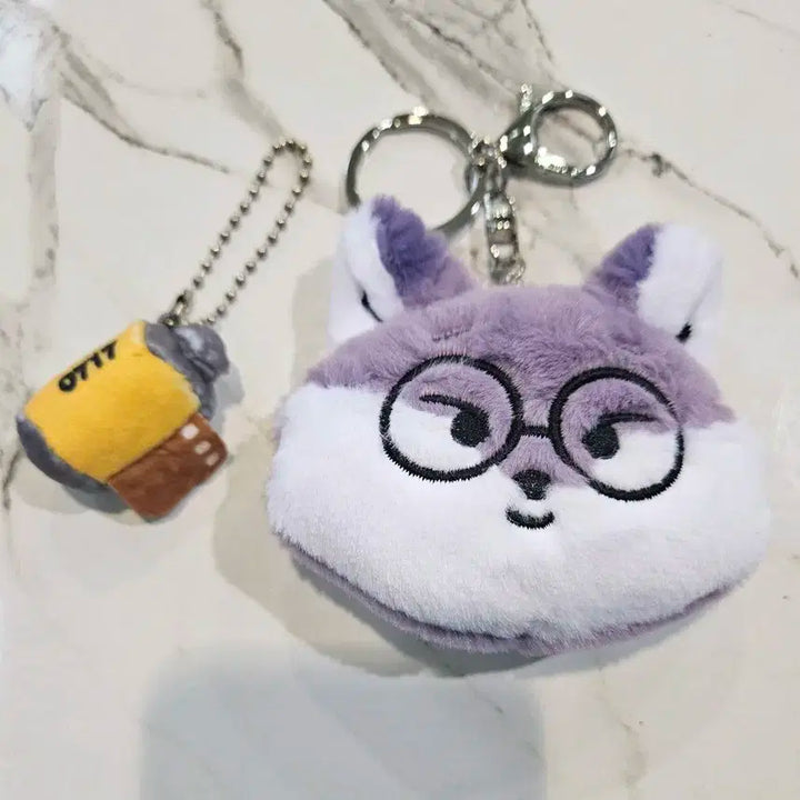 새상품) 세븐틴 미니틴 폭스던지 키링 인형 키홀더 판매합니다