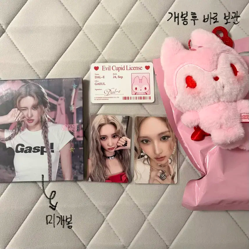 아이브 시크릿 미니브 인형 앨범 포카 양도