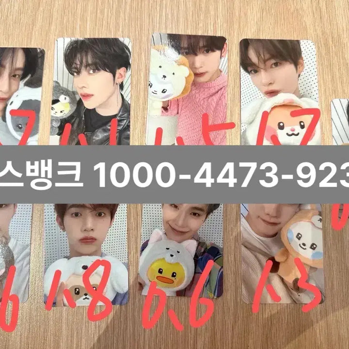 제베원 ZB1 라인프렌즈 제로니 팝업 인형 포카 양도