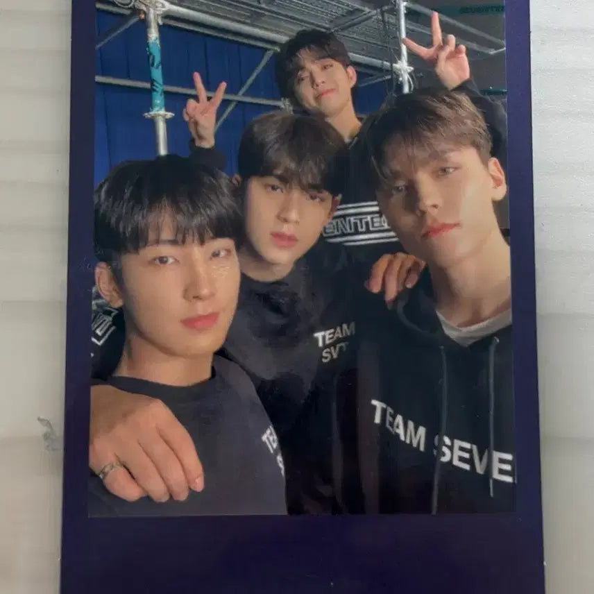 세븐틴 힙합팀 폴라로이드 포카 에스쿱스 민규