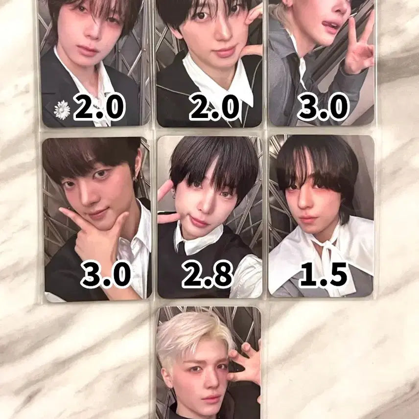 앤팀 gs25 지에스25 미공포 특전 포카 포토카드 미개봉앨범 roar