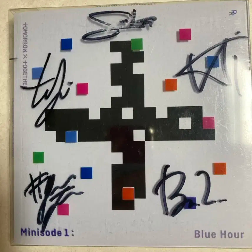 투모로우바이투게더 Blue Hour 앨범 풀세트+전원싸인