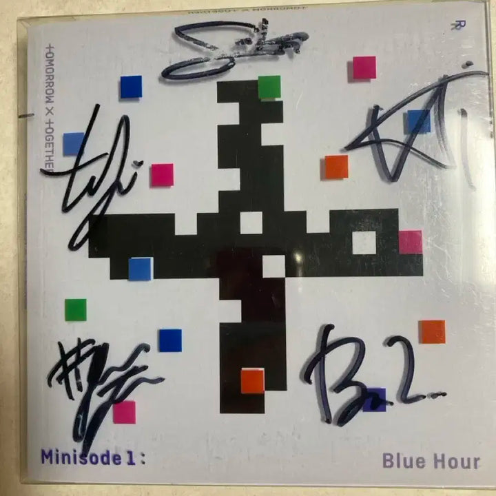 투모로우바이투게더 Blue Hour 앨범 풀세트+전원싸인