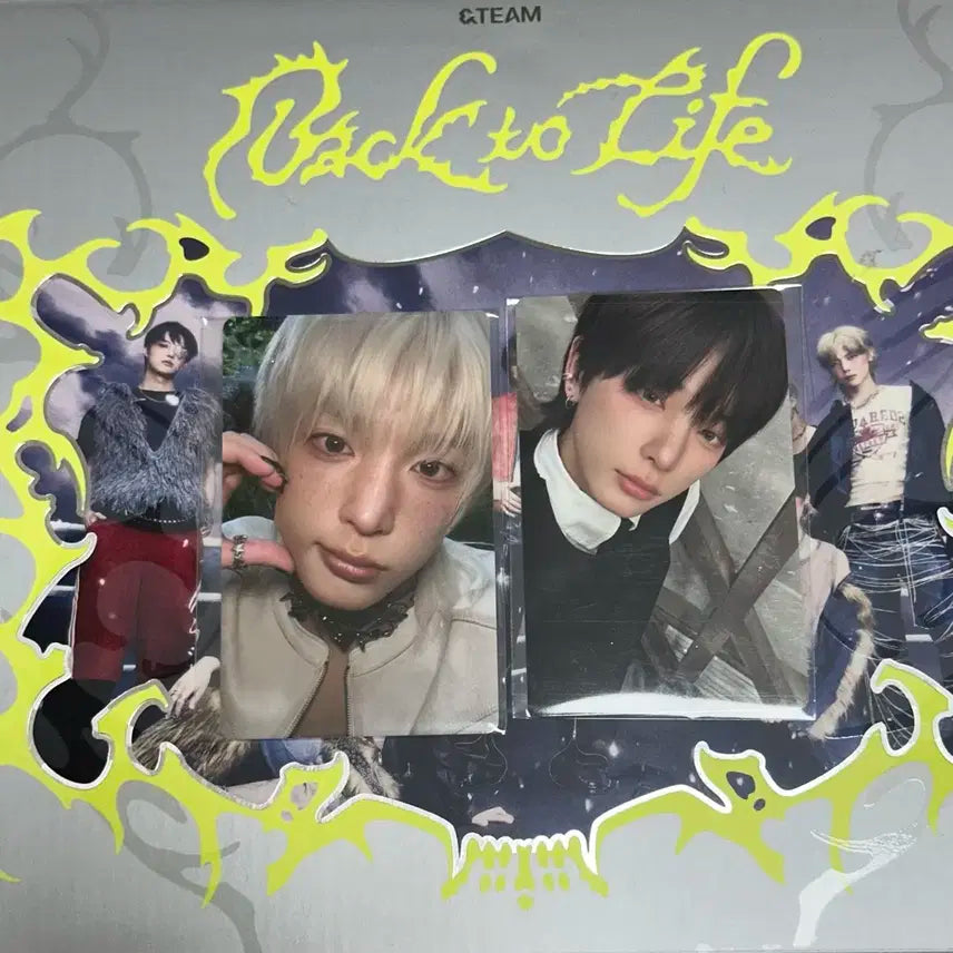 앤팀 Back to Life 백투라이프 위버스 미공포 특전 포카 하루아