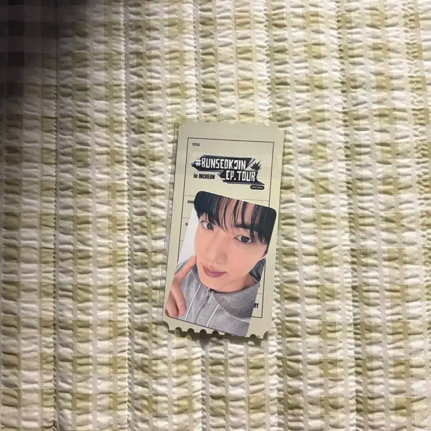 (미개봉) 런석진 인천 콘서트 DAY1 아미존 / 포토카드+핫팩 2개