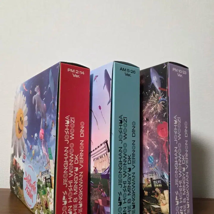 세븐틴 Heaven 앨범 3종 세트 포카 일괄