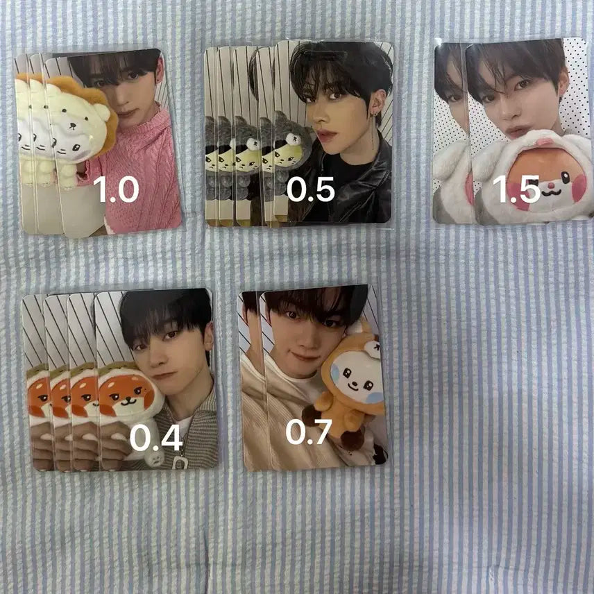 제로니 팝업 5만원 한유진 리키 규빈 한빈 미공포 포카