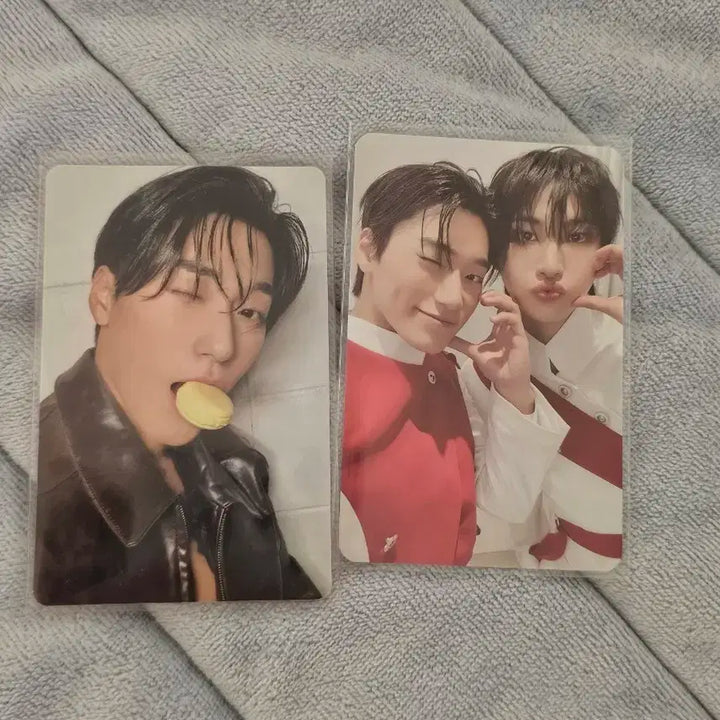 에이티즈 산 포토카드 2장