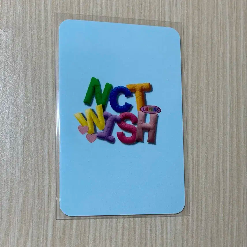 엔시티위시 리쿠 특전 포카