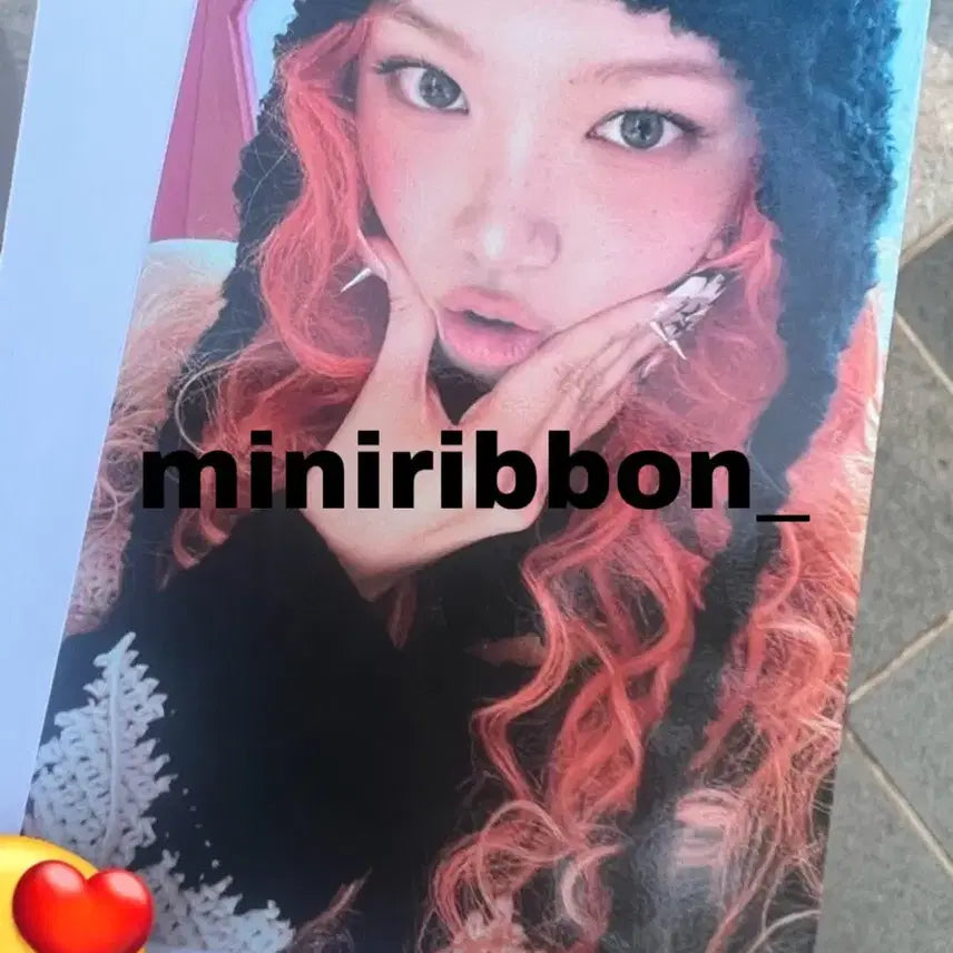 르세라핌 채원 스파게티 2주차 공방 포카