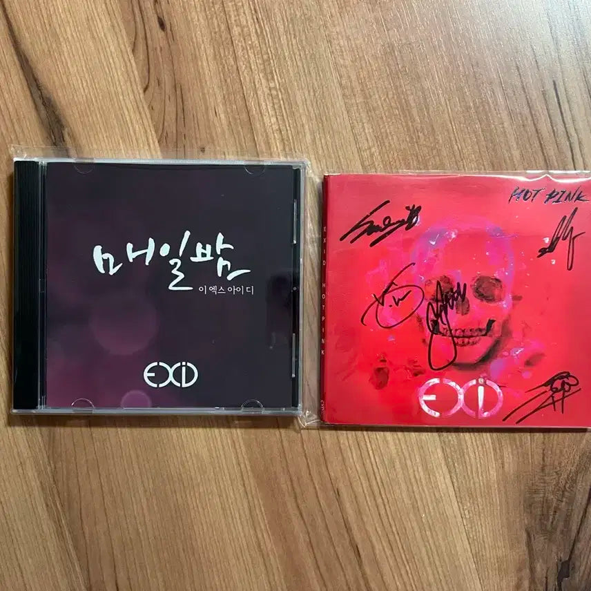 EXID 이엑스아이디 친필싸인 사인 비매 디지털싱글 앨범