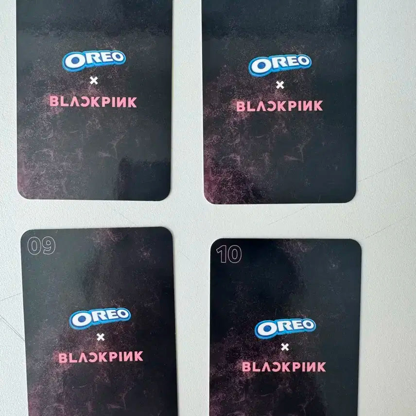 네고가능 블랙핑크 오레오 한정판 포토카드 포카