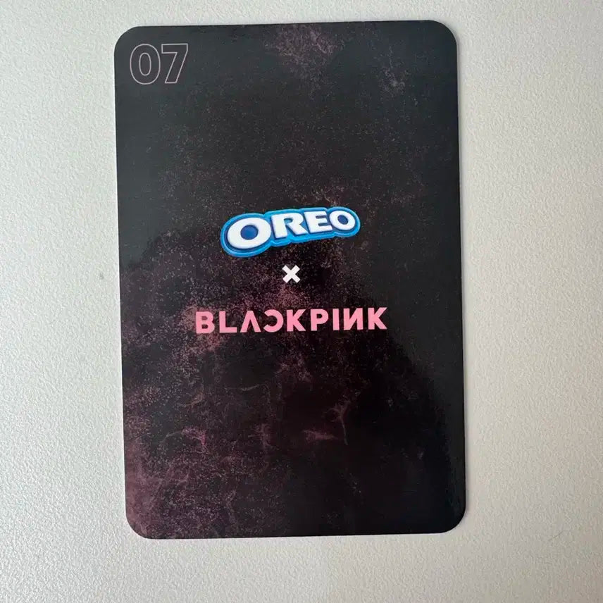 네고가능 블랙핑크 오레오 한정판 포토카드 포카