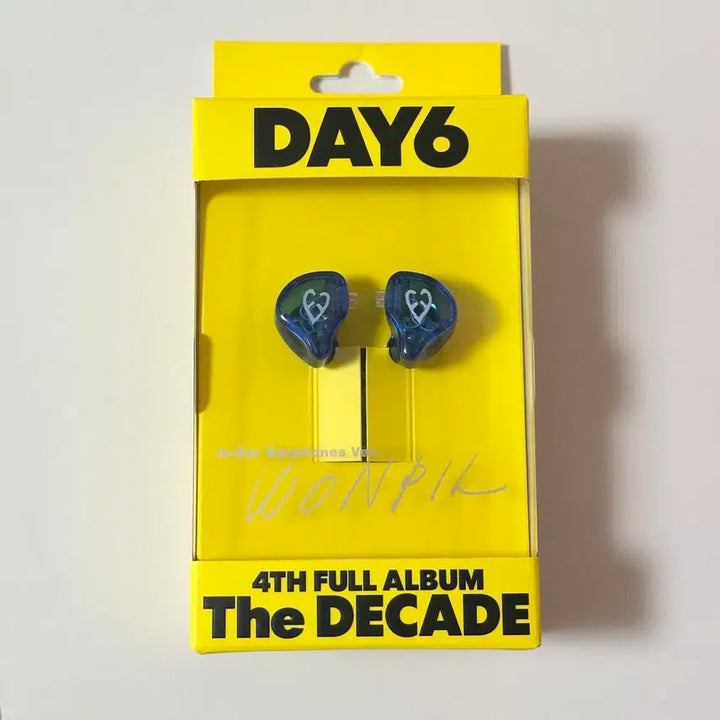 데이식스 원필 인이어 앨범 (포카X) 더데케이드 정규 4집 이어폰 양도