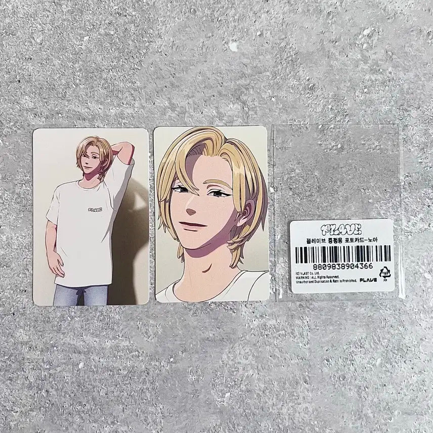 플레이브 삼왜 md 5만원 노아 포카 세트 전신 얼굴