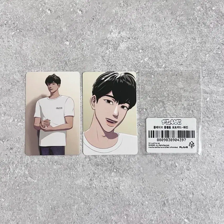 플레이브 삼왜 md 5만원 하민 포카 세트 전신 얼굴