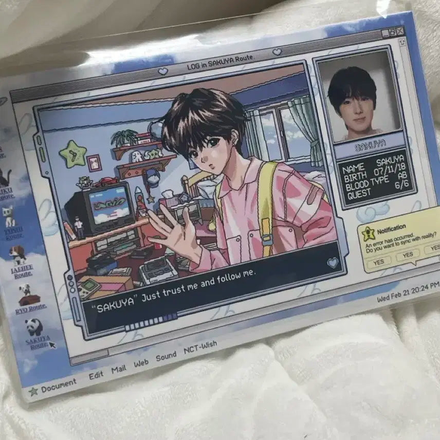 엔시티 위시 사쿠야 로그인 엠디 포토세트